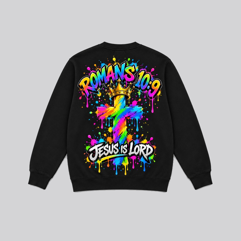 Holy Graffiti back print — Romans 10:9