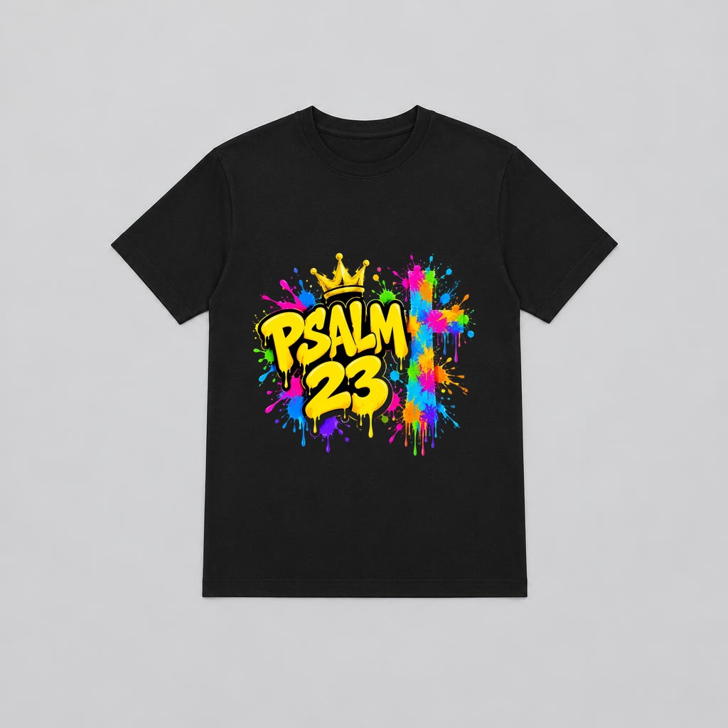 Holy Graffiti Psalm 23 t-shirt